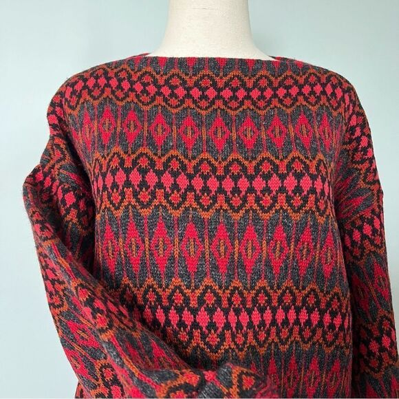 Vintage Jersey Modeller Of Seeden Wool 60’s Sweater M - Picture 2 of 9
